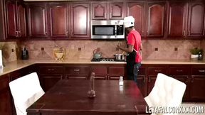 PORNSTARPLATINUM  Naughty Leya Falcon BBC fucked hardcore