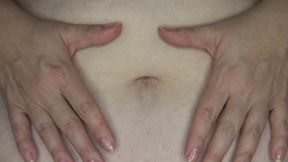 Giantess Deep belly button exploration