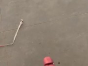 YOUNG GUY DROPS LOAD IN CONSTRUCTION ZONE DURING SUNSET