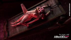 Vampire With Big Tits Gives Blowjob To Bondaged Futanari Babe In 3D Anime Fantasy