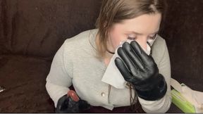 SNEEZING and NOSE CLEANING after DISGUSTING COCK