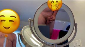 Pre-shower and Shower Wank with Cum