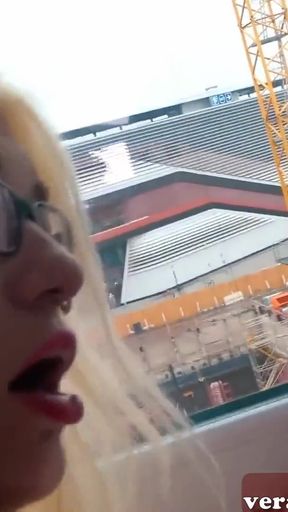 Big German Blonde with natural tits picked up for a fuck date   Clip 3