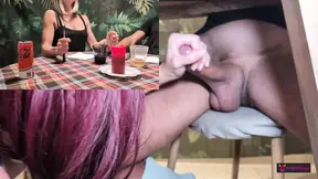 Italian milf and daughter enjoy sausage pizza in steamy FFM threesome