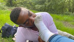 Sniff My Smelly Socks & Worship My Sweaty Feet Whilst I Jerk That BBC Ft EliteFeetStreet