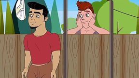 Gay Toon Porn: Banging My Dream Neighbor's Tight Ass