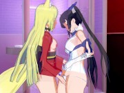 DanMachi - Hestia X Haruhime Lesbian 3D Hentai