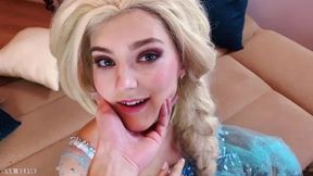 Elsa Gets Fucked Like a Slut in Frozen 2 Cosplay