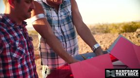 BAREBACKTHATHOLE Christian Matthews Barebacked By Silver Steele