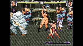 Mugen Mai Shiranui Dominated by Thugs - Nonstop Hentai Action