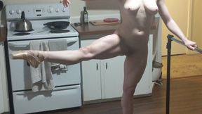 Lady Cherry Dances Ballet In The Nude