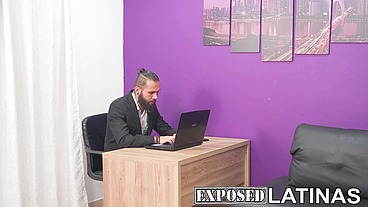 Exposedlatinas - Anything for a job - Leela Moon