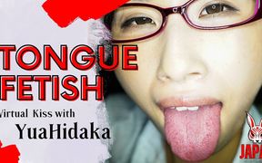 Virtual Tongue Kiss with Yua Hidaka