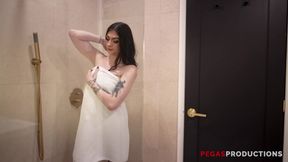 Pegas Productions - Little Everlyy 666 Gets Shoved Solid in the Shower