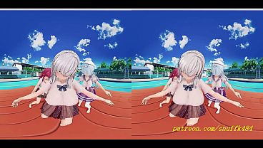 VR180 mmd NoelMarineLamy Dance 3d hololive Hentai