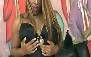 Big titty black ghetto slut throat fucked by white guys