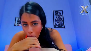 Triple rough blowjobs from Venezuelan Latinas