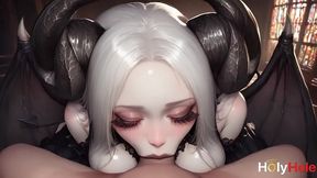 i am devoted to this succubus! she tenderly sucked my cock and then let me fuck her juicy, hot pussy[ai]