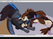 Gojira and Bat Blowjob - Speedpaint (Commission)