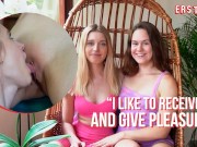 Ersties - Anca & Freya Have Hot Lesbian Sex With a Dildo