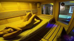 Sweaty Sauna Slut: Big Booty Girl Fucked Raw