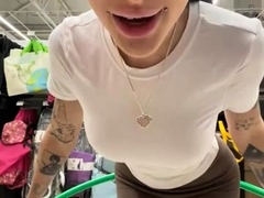 Melissa_crazy pussy and boobs in public