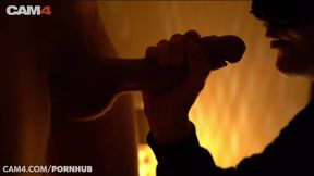 Mysterious masked slut sucking on hard dick in POV cam