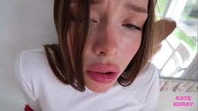 Young beauty gets her pretty pussy licked and fucked