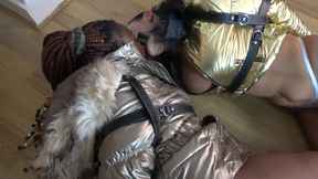 Coco & Mila's Sensual Puffer Jacket Bondage Escapade! (4k)