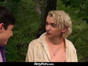 Boyfun - Outdoor BJ Leads To Indoor Twink Bareback Fuck