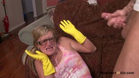 First Time Cock Sucker Gets a Massive Facial