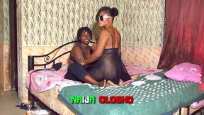 naija olosho - booty barbie and queen roxy gets their pussy creamy with huge cucumber