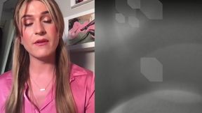 trans teacher zoom lesson jerk off