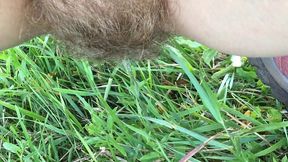 very risky pissing compilation in the forest 4k