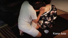 My stepbrother give me extra service massage - Kana Asia