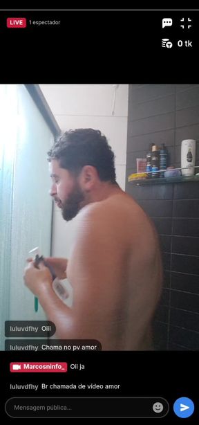 I Did My First Live Stream in the Shower and Received Compliments