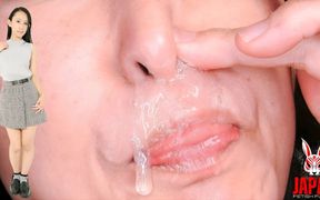 Unique: Hotaru Mori Nose Fetish; Nose Clamp, Sneeze, and Snot in Voyeur POV