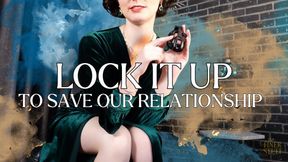 Lock It Up To Save Our Relationship [GFE Chastity Roleplay]