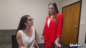 Office Trio with Laney Grey and Madison Wilde