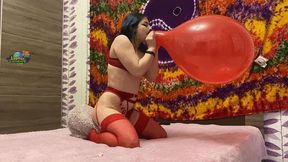 Sabina's First Blow to Pop B2P Balloons HD WMV (1920x1080)
