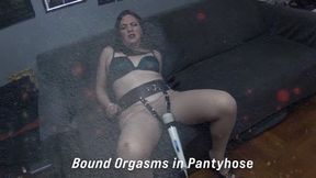 Eve has Bondage orgasms in pantyhose 4