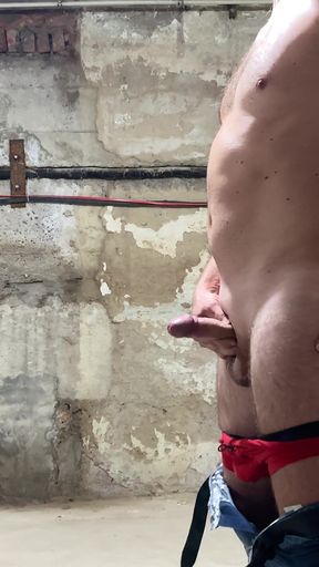 Beautiful Masturbation in an Abandoned Building.