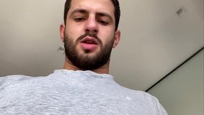 Horny Straight Bro jerking all the time - Verbal Camp Buddy Masturbation session