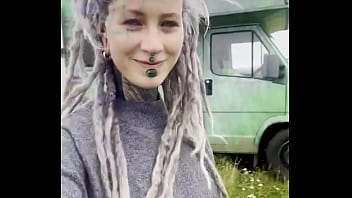 That&rsquo_s me, a hippie girl in front of my camper in the stunning Scottish Highlands!  Winter vibes can be intense, ...