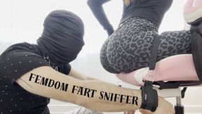 FEMDOM SLAVE FART SNIFFER
