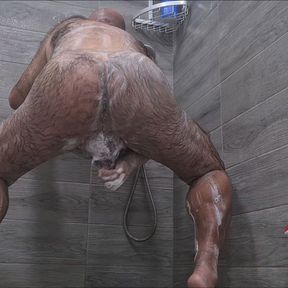 Humping, Dildo Play and Cumming in the Shower - Twice