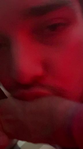 I love to play with his big ass while he worships my big cock. Would you like to join us?