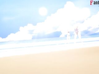 Hinata is my angel but sakura get jealous - having sex on the beach and 3some - Naruto - Short