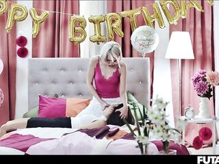 Birthday Hotty Desires To Grow Shemale hentai Ramrod And Bangs Her Almost any astounding Friend - SHEMALE Cum On Twat TRAILER
