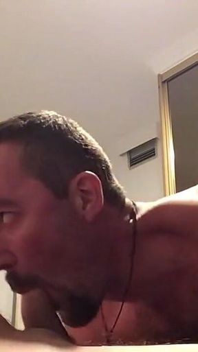 Nice blowjob for Stepdaddy